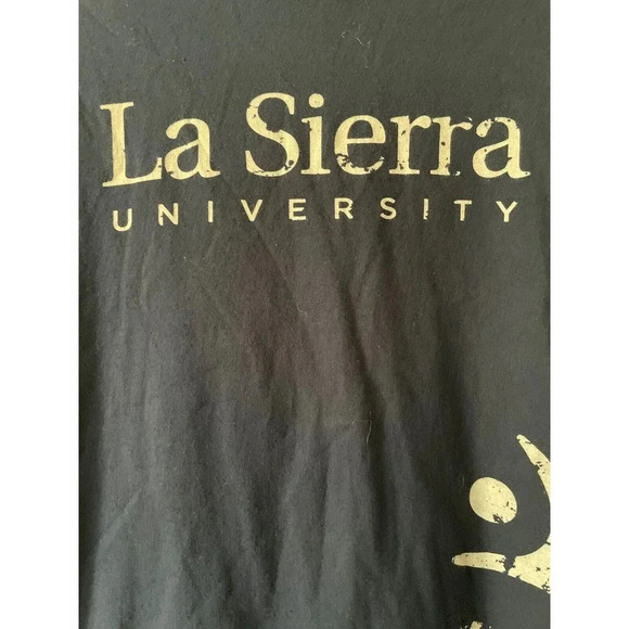 La Sierra University Mens Graphic T Shirt Sz L Riverside California Christian - Picture 2 of 8